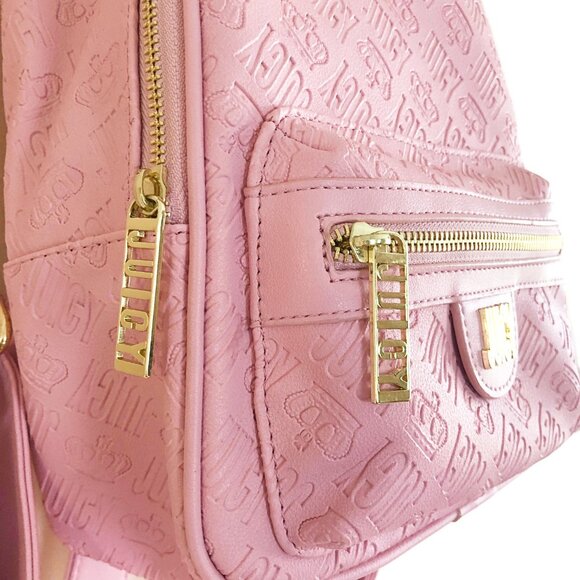 Juicy Couture Check Me Flamingo Crown Pink Mini Backpack main image 7